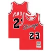 Accattivante Michael Jordan Chicago Bulls Toddler Hardwood Classics 1984/85 Authentic Swingman Jersey Red