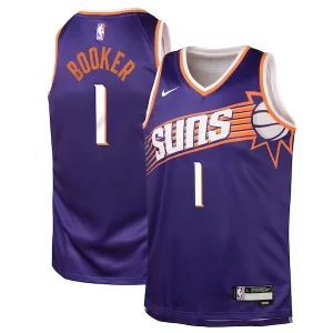 Carino Duraturo Robusto Devin Booker Phoenix Suns Nike Youth Swingman Jersey Icon Edition Purple