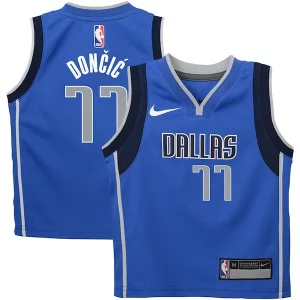 Carino Attraente Luka Dončić Dallas Mavericks Nike Preschool Swingman Player Jersey Icon Edition Blue