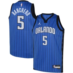 Resistente Attraente Paolo Banchero Orlando Magic Jordan Brand Youth Swingman Jersey Statement Royal