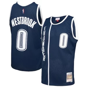 Trendy Russell Westbrook Oklahoma City Thunder 2015/16 Swingman Jersey Blue