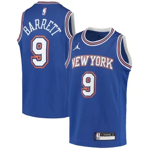 Eccezionale Delizioso RJ Barrett New York Knicks Jordan Brand Youth 2020/21 Swingman Player Jersey Statement Edition Blue