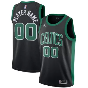 Lussuoso Trendy Boston Celtics Jordan Brand Swingman Custom Jersey Statement Edition Black