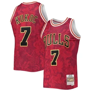Incantevole Resistente Ottimo Toni Kukoc Chicago Bulls Hardwood Classics 1997/98 Lunar New Year Swingman Jersey Red