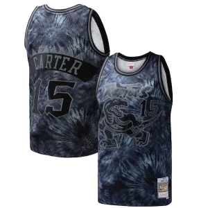 Incantevole Comodo Vince Carter Toronto Raptors Hardwood Classics 1998/99 Tie Dye Swingman Jersey Black