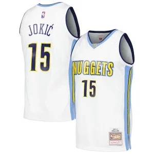 Elegante Nikola Jokic Denver Nuggets 2016/17 Throwback Swingman Jersey White