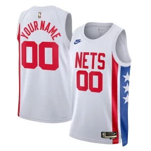 Resistente Brooklyn Nets Nike Unisex 2022/23 Custom Swingman Jersey Classic Edition White
