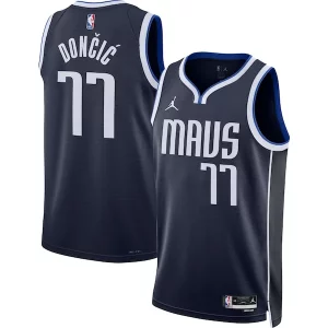 Gorgeous Stupendo Raffinato Luka Dončić Dallas Mavericks Jordan Brand Unisex Swingman Jersey Statement Edition Navy