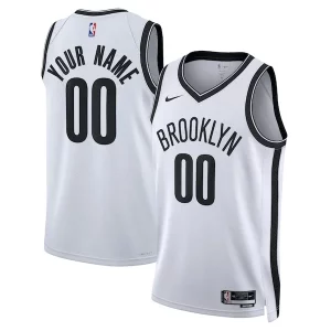 Gorgeous Fascinante Carino Brooklyn Nets Nike Unisex Swingman Custom Jersey White Association Edition