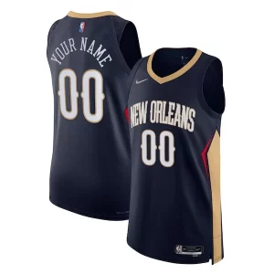 Bellissimo Comodo Prestigioso New Orleans Pelicans Nike 2021/22 Diamond Authentic Custom Jersey Icon Edition Navy