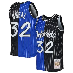 Fantastico Eccezionale Shaquille O'Neal Orlando Magic Hardwood Classics 1994/95 Split Swingman Jersey Blue/Black