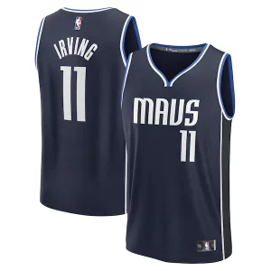 Robusto Lussuoso Kyrie Irving Dallas Mavericks Fast Break Replica Player Jersey Statement Edition Navy