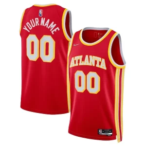 Trendy Pratico Meraviglioso Atlanta Hawks Nike 2021/22 Diamond Swingman Custom Jersey Icon Edition Red