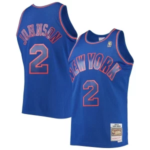Classico Duraturo Trendy Larry Johnson New York Knicks 1996/97 Hardwood Classics Swingman Jersey Blue