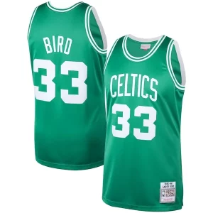 Meraviglioso Ottimo Raffinato Larry Bird Boston Celtics 1985/86 Hardwood Classics Authentic Jersey Kelly Green