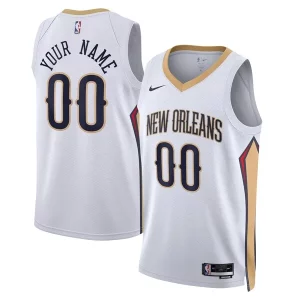 Prestigioso Classico Stupendo New Orleans Pelicans Nike Unisex Swingman Custom Jersey White Association Edition
