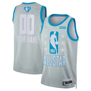 Carino Nike 2022 NBA All Star Game Swingman Custom Jersey Gray