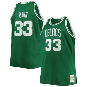 Prestigioso Ottimo Attraente Larry Bird Boston Celtics Big & Tall 1985/86 NBA 75th Anniversary Diamond Swingman Jersey Kelly Green