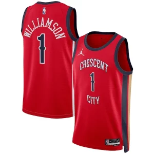 Elegante Zion Williamson New Orleans Pelicans Jordan Brand Unisex Swingman Jersey Statement Edition Red