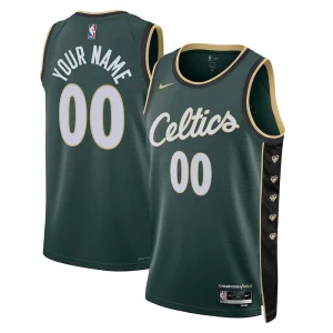 Fantastico Accattivante Boston Celtics Nike Unisex 2022/23 Swingman Custom Jersey City Edition Kelly Green