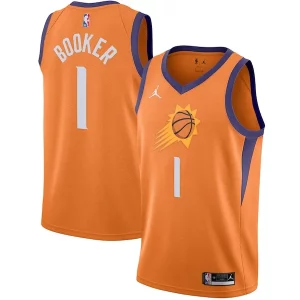 Eccezionale Devin Booker Phoenix Suns Jordan Brand 2020/21 Swingman Jersey Statement Edition Orange