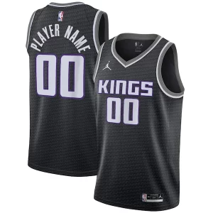 Gorgeous Carino Cool Sacramento Kings Jordan Brand Swingman Custom Jersey Statement Edition Black