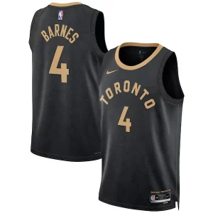 Trendy Scottie Barnes Toronto Raptors Nike Unisex 2022/23 Swingman Jersey City Edition Black