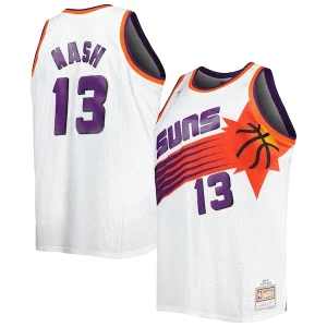 Cool Magnifico Steve Nash Phoenix Suns Big & Tall Hardwood Classics 1996/97 Swingman Jersey White/Black