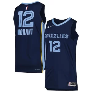 Attraente Ja Morant Memphis Grizzlies Nike Authentic Jersey Association Edition Navy