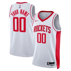 Attraente Classico Houston Rockets Nike Unisex Swingman Custom Jersey White Association Edition