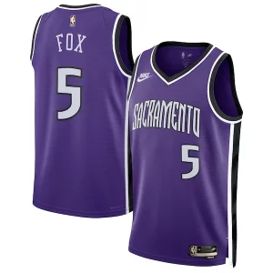 Resistente De'Aaron Fox Sacramento Kings Nike Unisex 2024/25 Swingman Jersey Purple Classic Edition