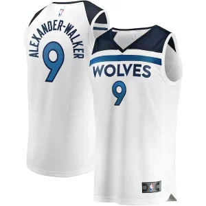 Ottimo Nickeil Alexander Walker Minnesota Timberwolves Youth Fast Break Replica Player Jersey Association Edition White