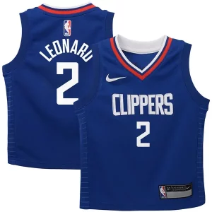Delizioso Carino Kawhi Leonard LA Clippers Nike Toddler 2020/21 Replica Jersey Icon Edition Royal