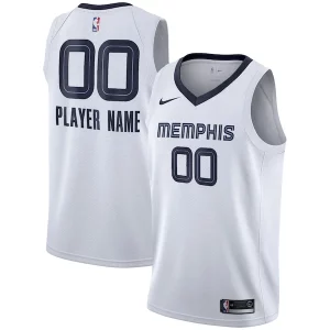 Attraente Classico Memphis Grizzlies Nike 2020/21 Swingman Custom Jersey Association Edition White