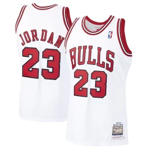 Versatile Eccezionale Michael Jordan Chicago Bulls 1997/98 Hardwood Classics Authentic Jersey White/Black/Scarlet