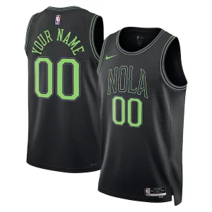 Carino Attraente New Orleans Pelicans Nike Unisex 2023/24 Custom Swingman Jersey Black City Edition
