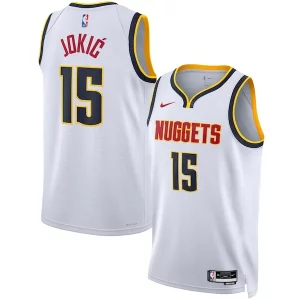Gorgeous Lussuoso Pratico Nikola Jokic Denver Nuggets Nike Unisex Swingman Jersey Association Edition White/Navy