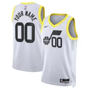 Classico Meraviglioso Utah Jazz Nike Unisex Swingman Custom Jersey White Association Edition