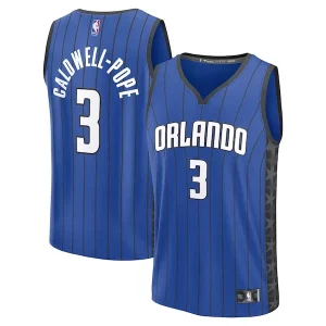 Incantevole Kentavious Caldwell Pope Orlando Magic Fast Break Replica Player Jersey Statement Edition Blue