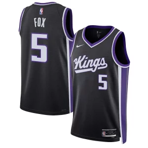 Raffinato De'Aaron Fox Sacramento Kings Nike Unisex Swingman Jersey Association Edition Black
