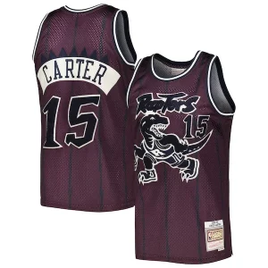 Ottimo Vince Carter Toronto Raptors Hardwood Classics Off Court Swingman Jersey Purple