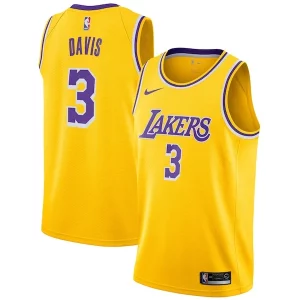 Pratico Elegante Anthony Davis Los Angeles Lakers Nike 2019/20 Swingman Jersey Gold Icon Edition