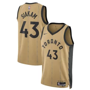 Versatile Elegante Pascal Siakam Toronto Raptors Nike Unisex 2023/24 Swingman Jersey Gold City Edition