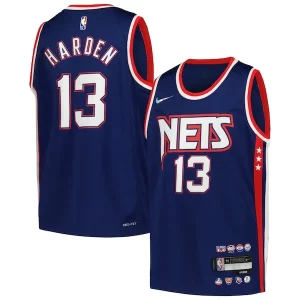 Ottimo Fantastico Versatile James Harden Brooklyn Nets Nike Youth Swingman Jersey City Edition Navy