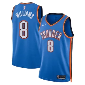 Cool Jalen Williams Oklahoma City Thunder Nike Unisex Swingman Replica Jersey Icon Edition Blue
