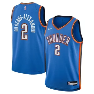 Magnifico Attraente Pratico Shai Gilgeous Alexander Oklahoma City Thunder Nike Youth Swingman Jersey Icon Edition Blue