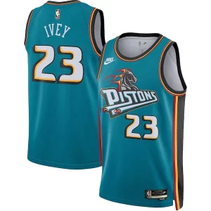 Accattivante Cool Robusto Jaden Ivey Detroit Pistons Nike Swingman Jersey Classic Edition Teal