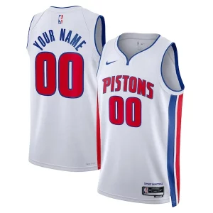 Attraente Resistente Cool Detroit Pistons Nike Unisex Swingman Custom Jersey White Association Edition