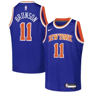 Splendido Jalen Brunson New York Knicks Nike Youth Swingman Jersey Icon Edition Blue
