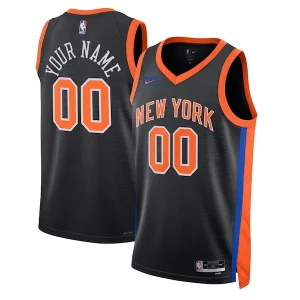 Cool Eccezionale Gorgeous New York Knicks Nike Unisex 2022/23 Swingman Custom Jersey City Edition Black